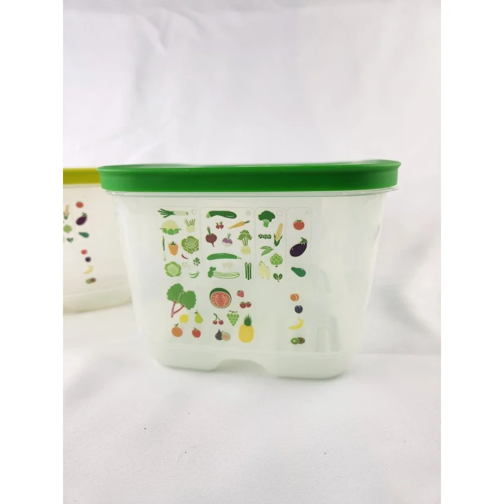 Tupperware FridgeSmart Medium Small Deep 1 gal./4.4L-Fruit Vegetable Keeper 1.8